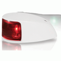 NaviLED Deck Mount - 2 - 2NM, Port & Starboard, White Shroud- Coloured Lens - 2LT980620811 - Hella Marine